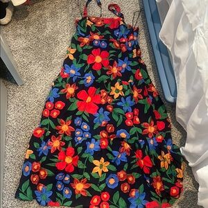 Floral Kids Dress - Multicolor